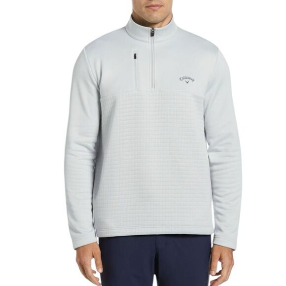 Callaway Men's Quarter Zip Pullover Grey Dawn Size XXL - Picture 1 of 11
